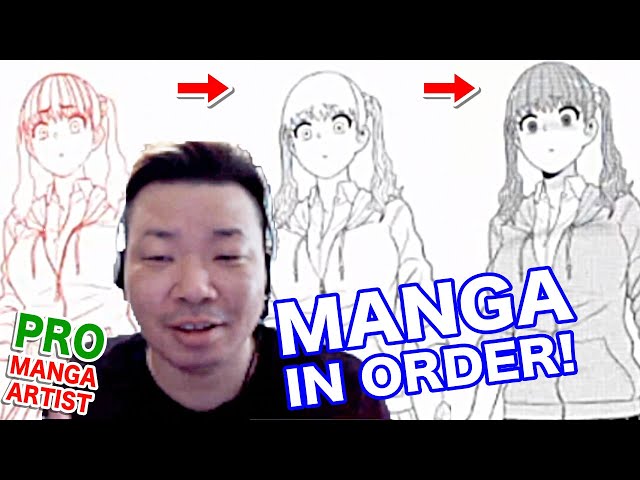 Real Mangaka’s Process｜Pro Manga Production Steps