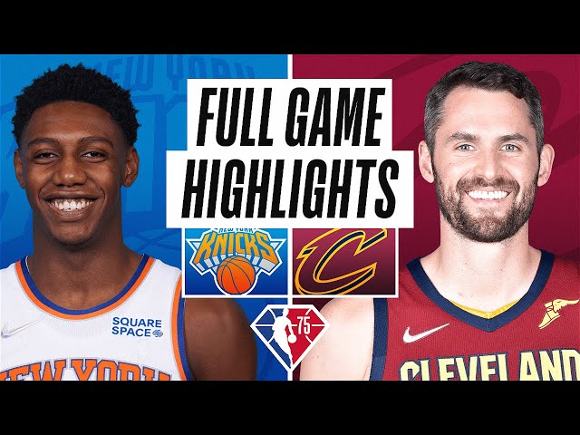 KNICKS at CAVALIERS | FULL GAME HIGHLIGHTS | January 24, 2022