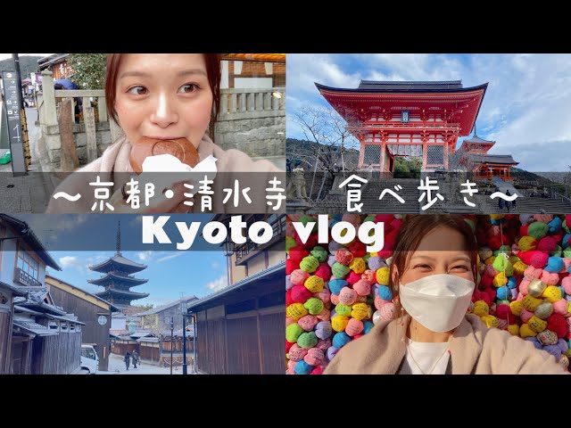 【VLOG】京都・清水寺で食べ歩き［京都観光･日帰り･旅］
