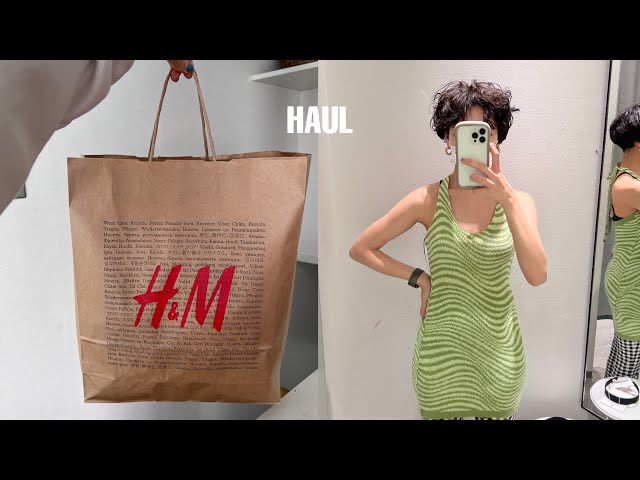 【H&M購入品】春通り越して夏服激かわだった😖💕🛍 #アクセサリー　#春服購入品